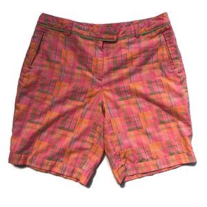 Lady Hagen Plaid Golf Shorts